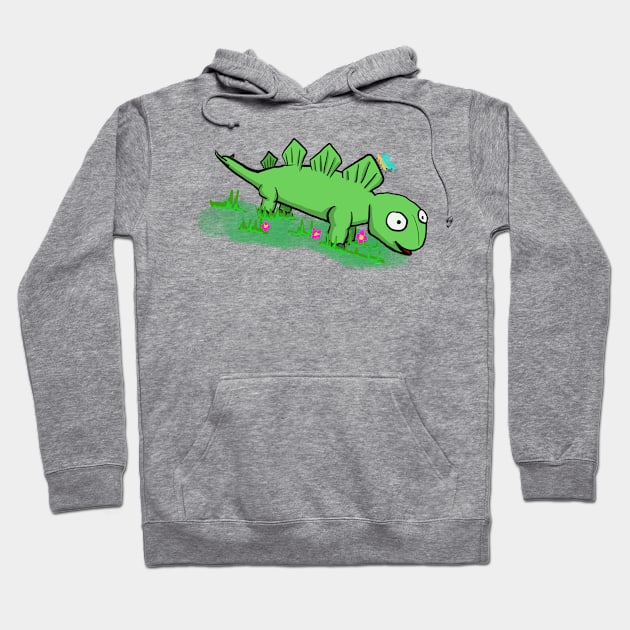 Stegosawwwrus Hoodie by dinomitrondesigns